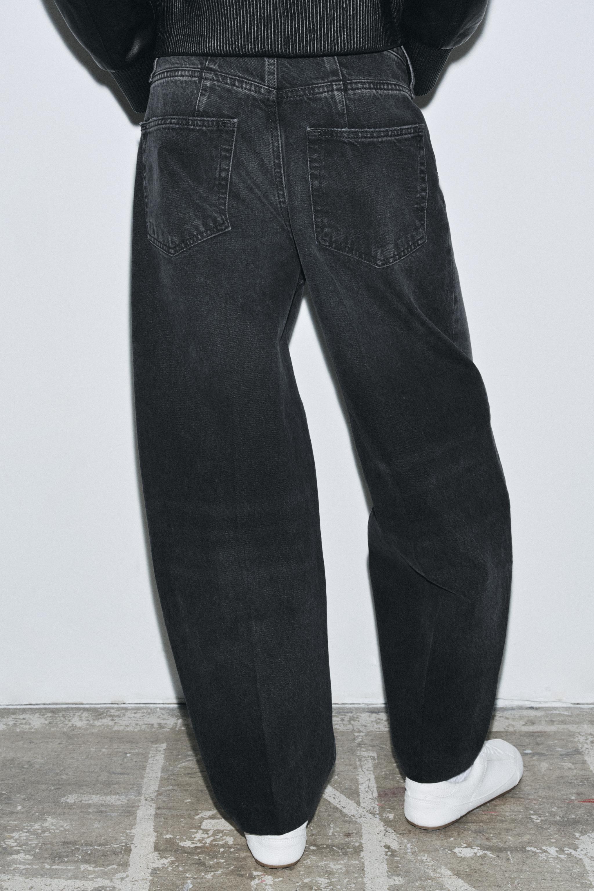ZW COLLECTION BARREL HIGH-WAIST JEANS